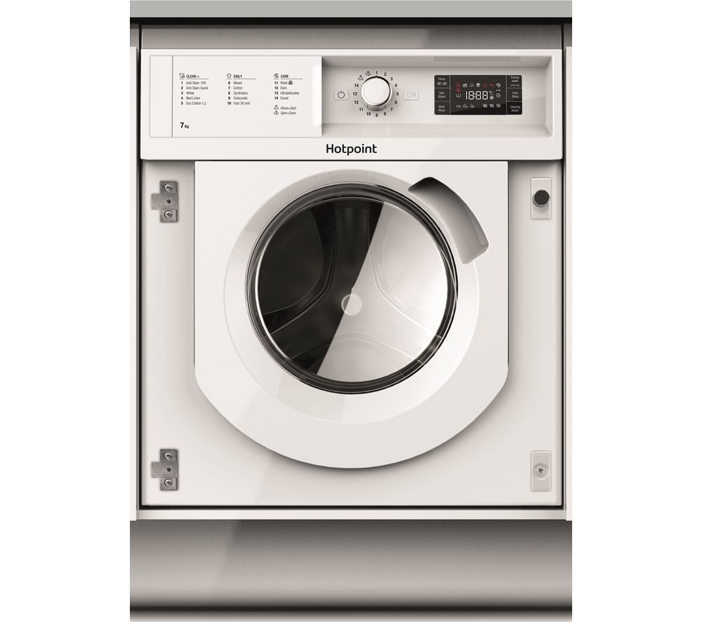 HOTPOINT BI WMHG 71484 UK Integrated 7 kg 1400 Spin Washing Machine, White