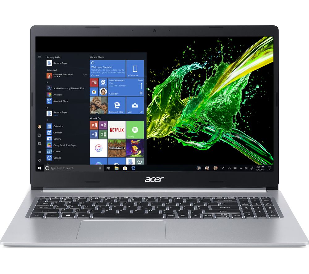 ACER Aspire 5 A515-54G 15.6" Laptop - Intel®Core i5, 256 GB SSD, Silver, Silver