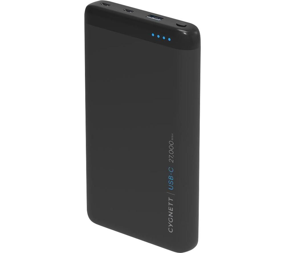 CYGNETT ChargeUp Pro Portable Power Bank - Black, Black
