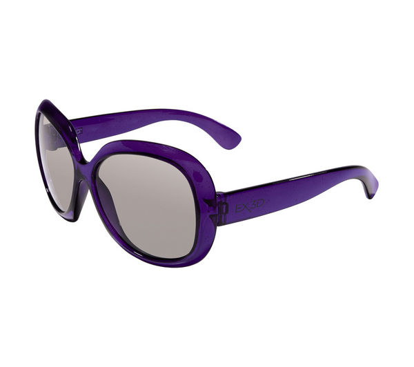 EX3D 1013 Children's Passive 3D Glasses, Purple