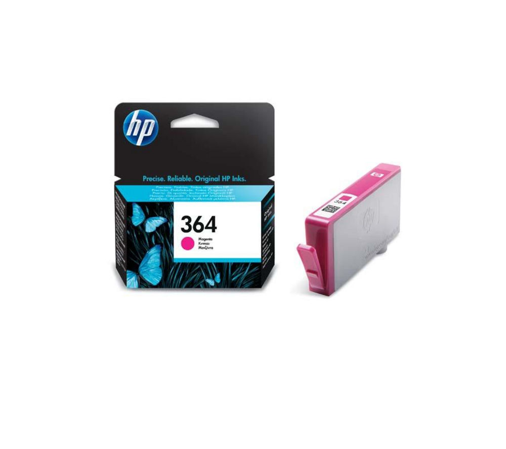 HP 364 Magenta Ink Cartridge, Magenta