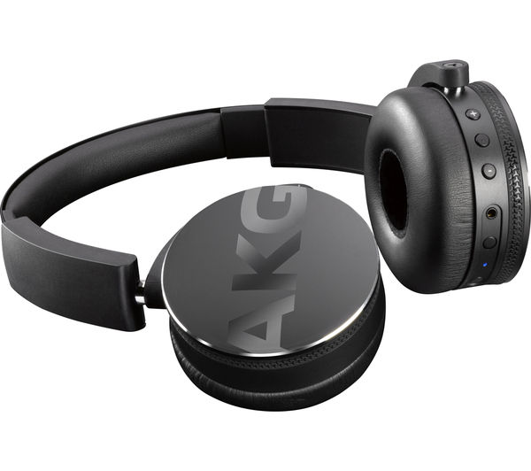AKG Y50BT Wireless Bluetooth Headphones - Black, Black