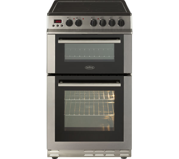 BELLING BEL FS50EDOPC 50 cm Electric Ceramic Cooker - Stainless Steel, Stainless Steel