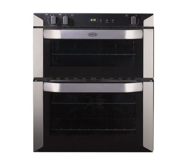 BELLING BI70FP Electric Built-under Double Oven - Stainless Steel, Stainless Steel