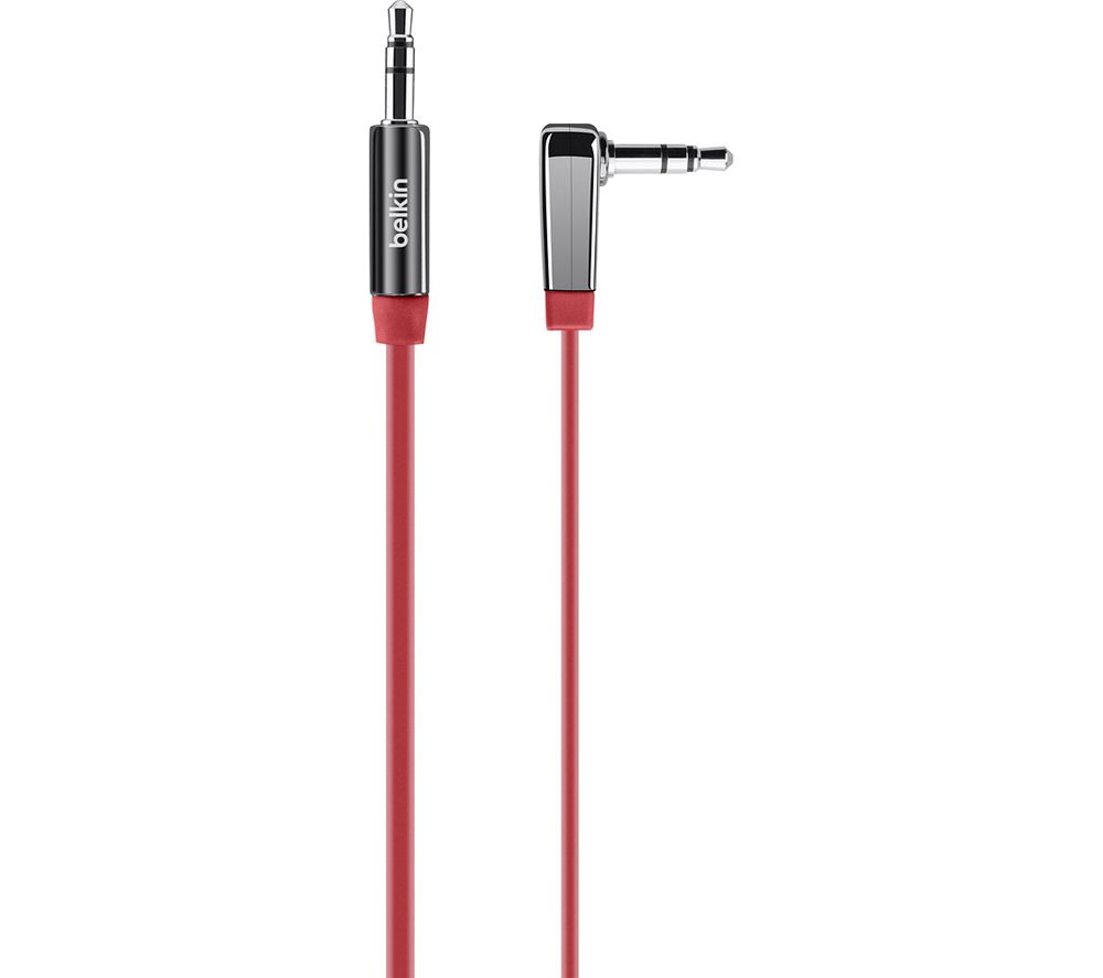 BELKIN AV10128cw03-RED 3.5 mm AUX Cable - 0.9 m, Red