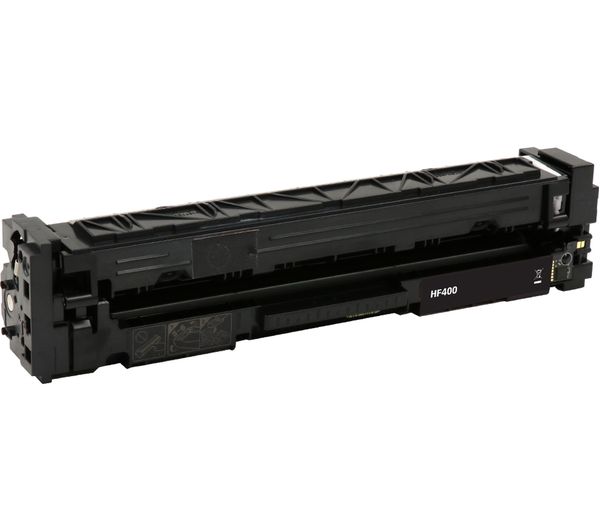 ESSENTIALS Remanufactured CF400A Black HP Toner Cartridge, Black