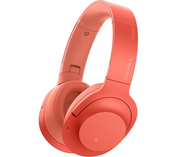 SONY WH-H900N Wireless Bluetooth Noise-Cancelling Headphones - Red, Red