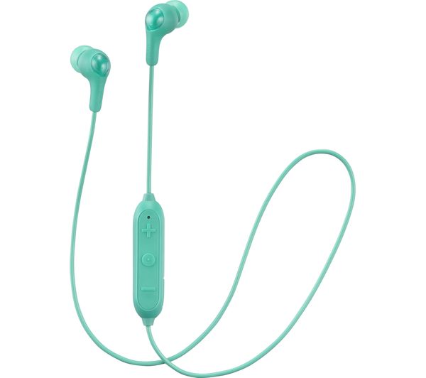 JVC Gumy HA-FX9BT-G-E Wireless Bluetooth Headphones - Green, Green