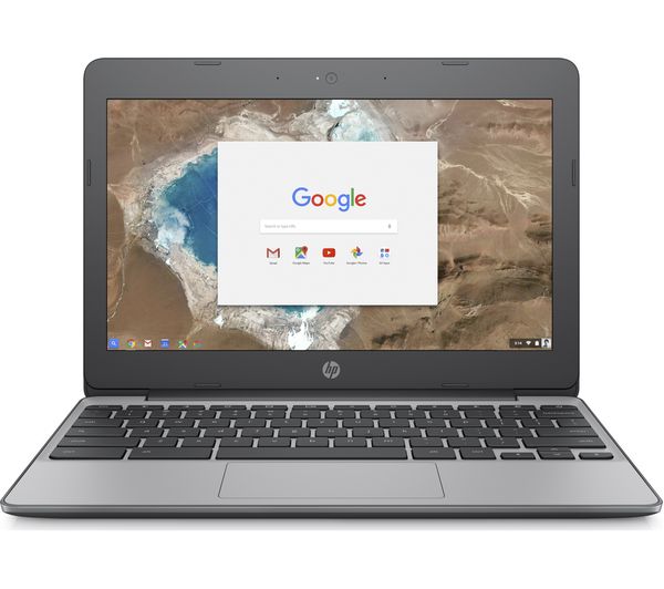 HP 11-v051na 11.6" Chromebook - Intel®Celeron, 16 GB eMMC, Grey, Grey