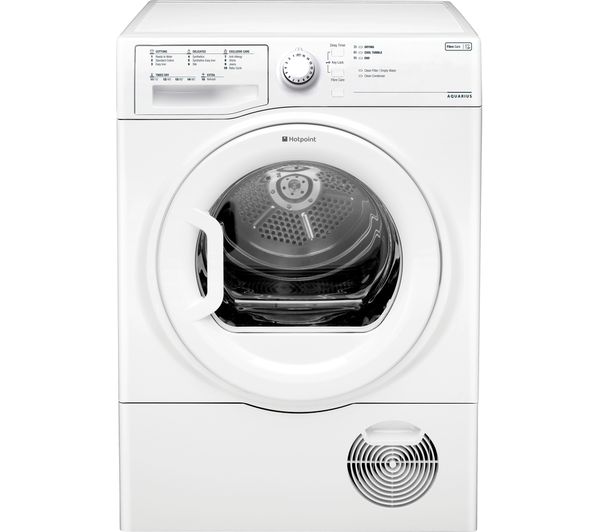 HOTPOINT Aquarius TCFS 93B GP 9 kg Condenser Tumble Dryer - White, White