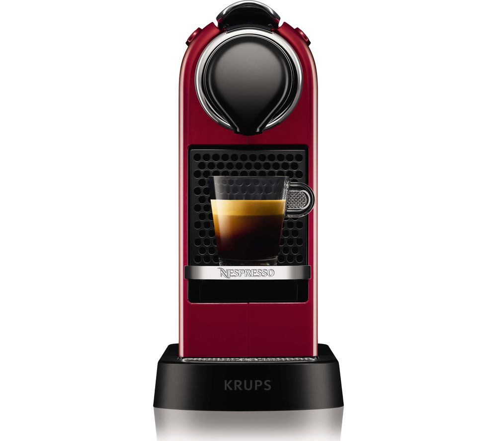 by Krups CitiZ XN741540 Coffee Machine - Red, Red