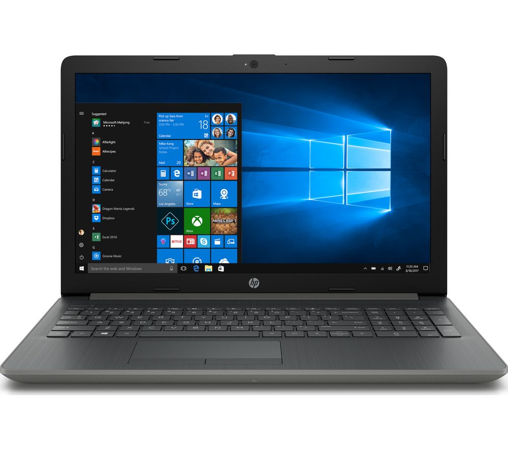 HP 15-db0052na 15.6" AMD A4 Laptop - 1 TB HDD, Grey, Grey