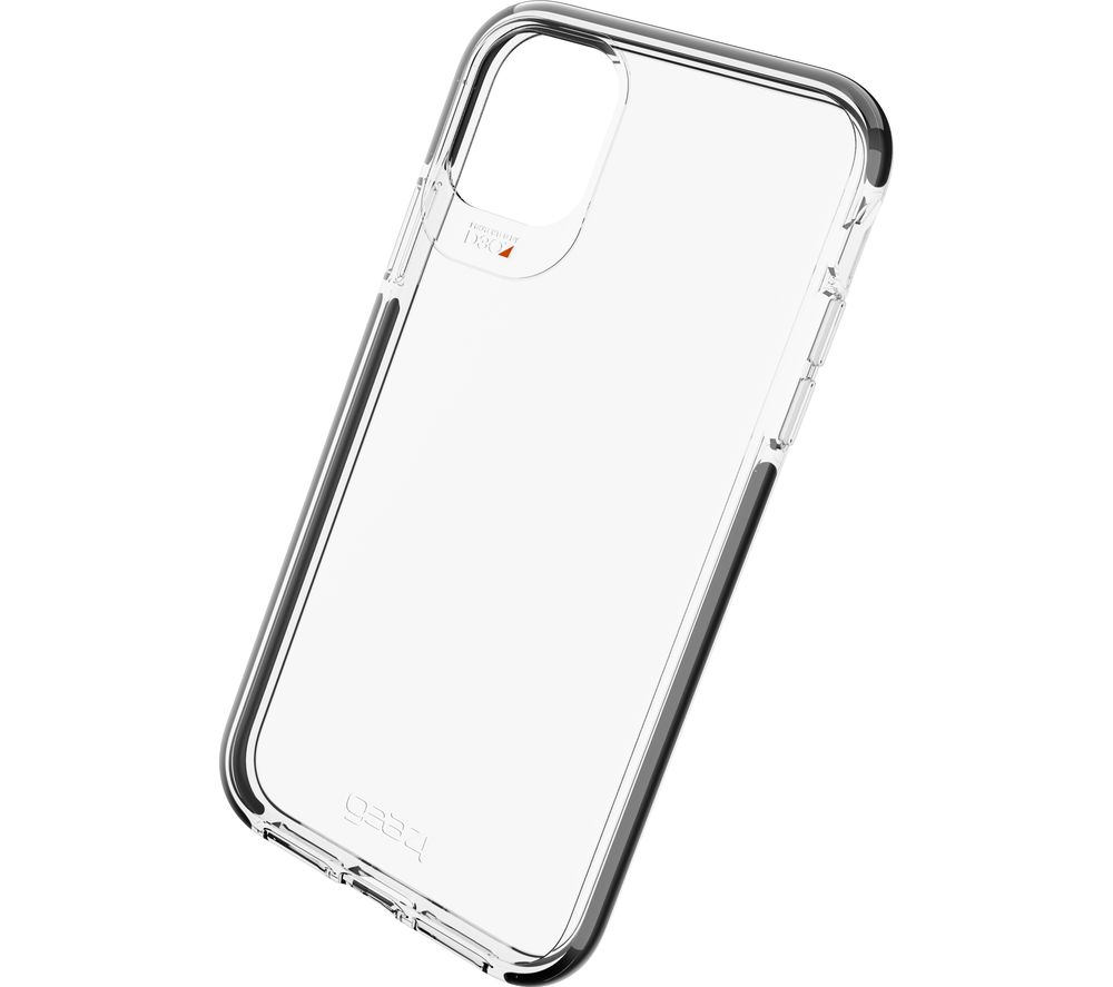 GEAR4 Piccadilly iPhone 11 Case - Clear & Black, Black