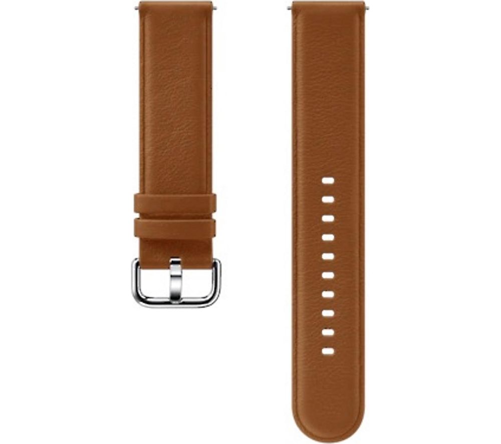 SAMSUNG Galaxy Watch Active2 Leather Band - Brown, Brown