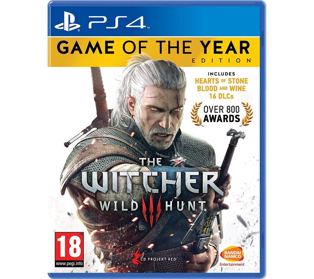 PS4 The Witcher 3: Wild Hunt - Game of the Year Edition