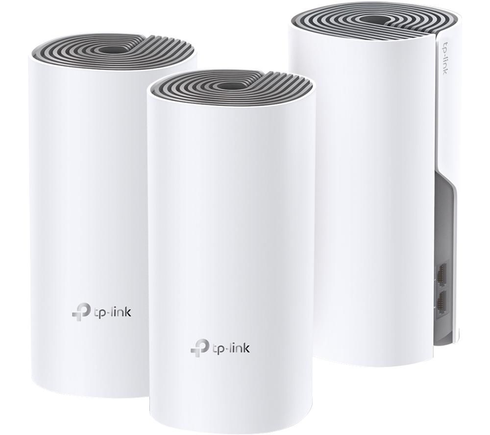 TP-LINK Deco E4 Whole Home WiFi System - Triple Pack, White