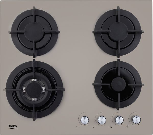 BEKO HISW64222SG Gas Hob - Grey, Grey