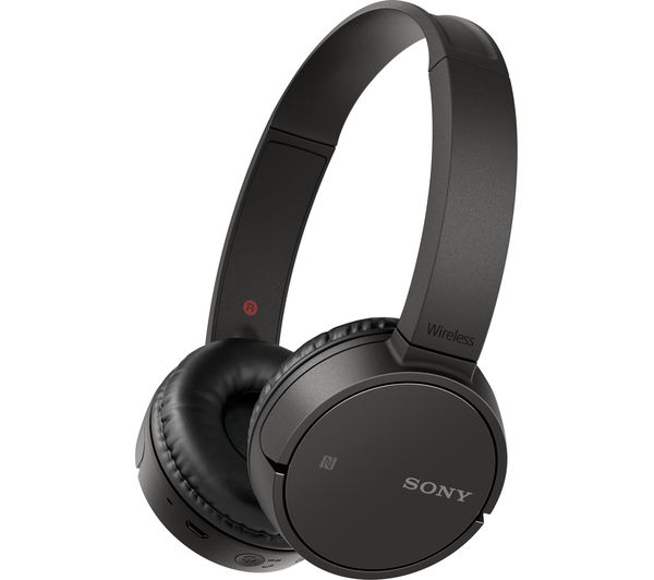 SONY WH-CH500 Wireless Bluetooth Headphones - Black, Black