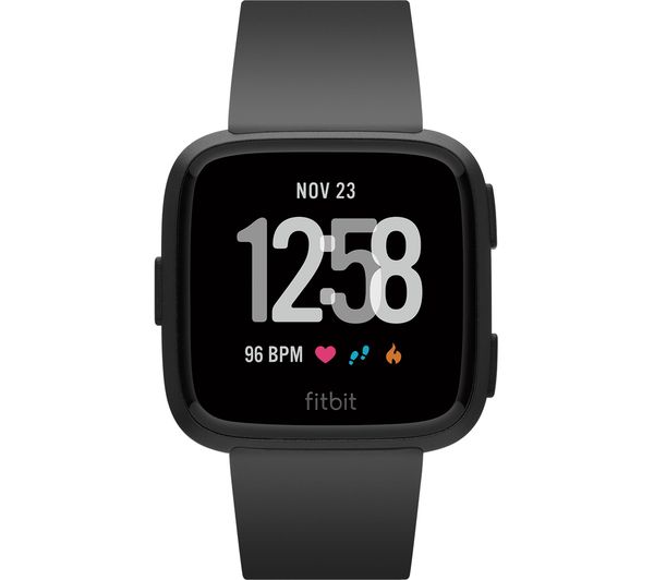 FITBIT?Versa - Black Aluminium, Black