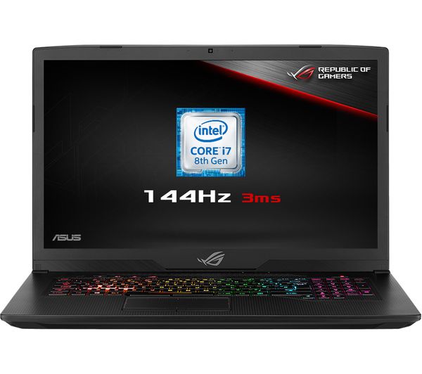 ASUS ROG Strix GL703GS 17.3" Intel® Core i7 GTX 1070 Gaming Laptop - 1 TB HD & 512 GB SSD