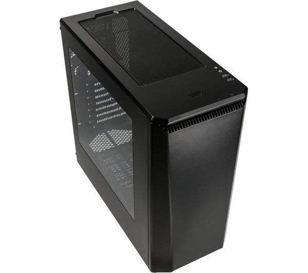 PHANTEKS Eclipse P400 E-ATX Mid-Tower PC Case - Black, Black