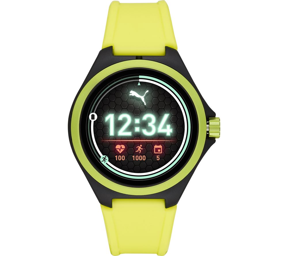 PUMA PT9101 Smartwatch - Yellow, Universal, Yellow