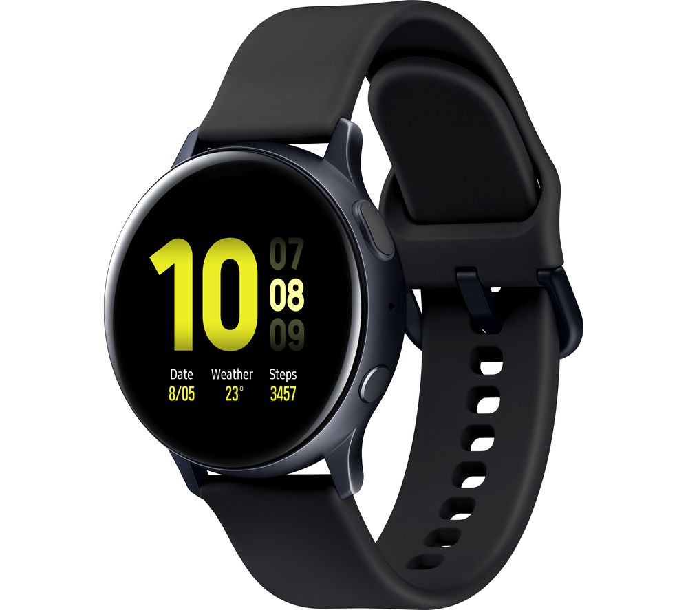 SAMSUNG Galaxy Watch Active2 - Black Aluminium, 40 mm, Black