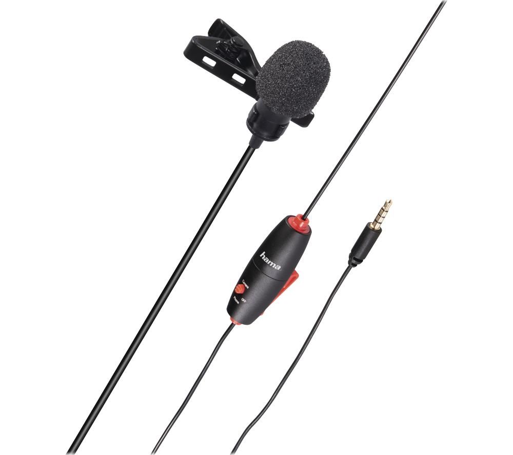 HAMA Smart 4634 Lavalier Microphone, Black