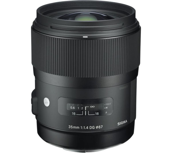 SIGMA 35 mm f/1.4 DG HSM A Standard Prime Lens - for Nikon