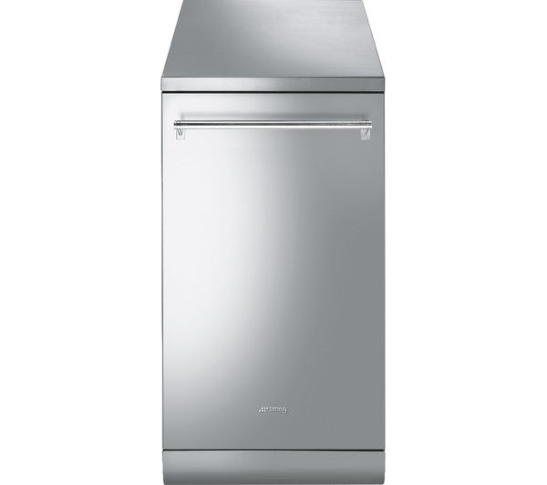 SMEG DF4SS-1 Slimline Dishwasher - Stainless Steel, Stainless Steel