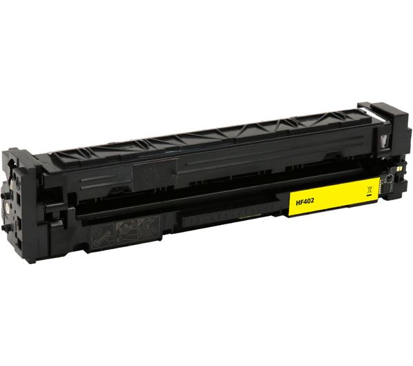 ESSENTIALS Remanufactured CF402A Yellow HP Toner Cartridge, Yellow