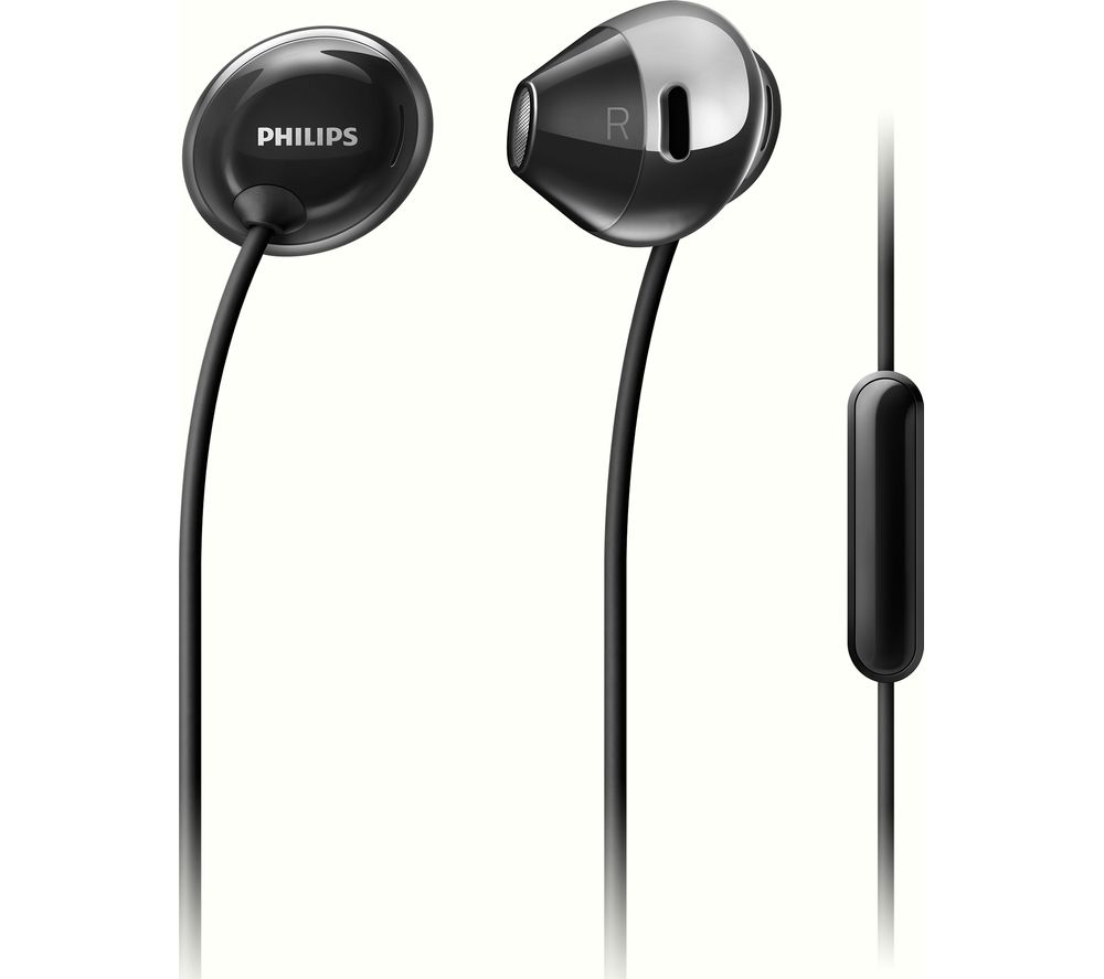 PHILIPS Flite SHE4205BK Headphones - Black, Black