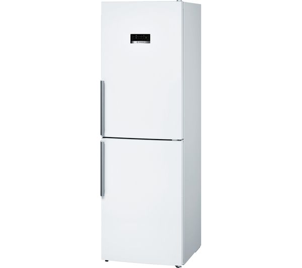 BOSCH KGN34XW35G 60/40 Fridge Freezer - White, White