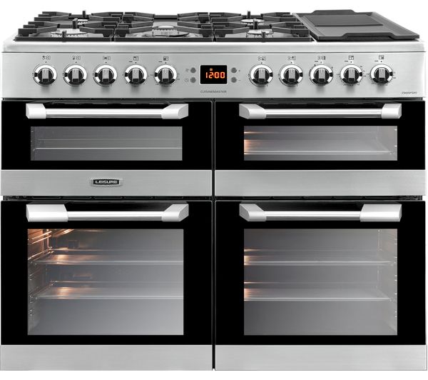 LEISURE Cuisinemaster CS100F520X Dual Fuel Range Cooker - Stainless Steel, Stainless Steel