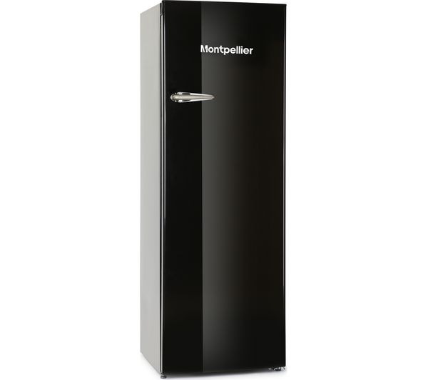 MONTPELLIER MAB340K Tall Fridge - Black, Black