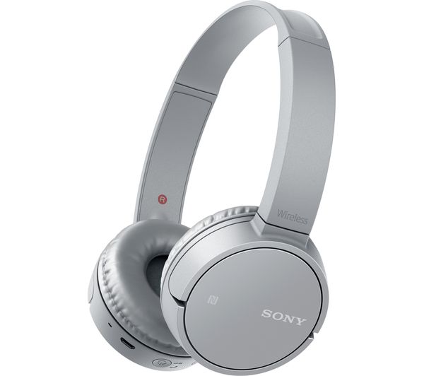 SONY WH-CH500 Wireless Bluetooth Headphones - Silver, Silver