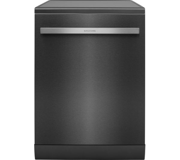 GRUNDIG GNF41825Z Full-size Dishwasher - Dark Steel