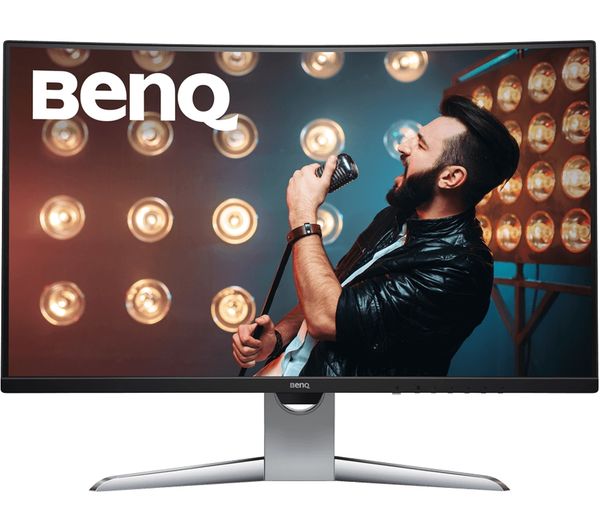 BENQ EX3203R Quad HD 32" Curved LED Monitor - Grey, Grey