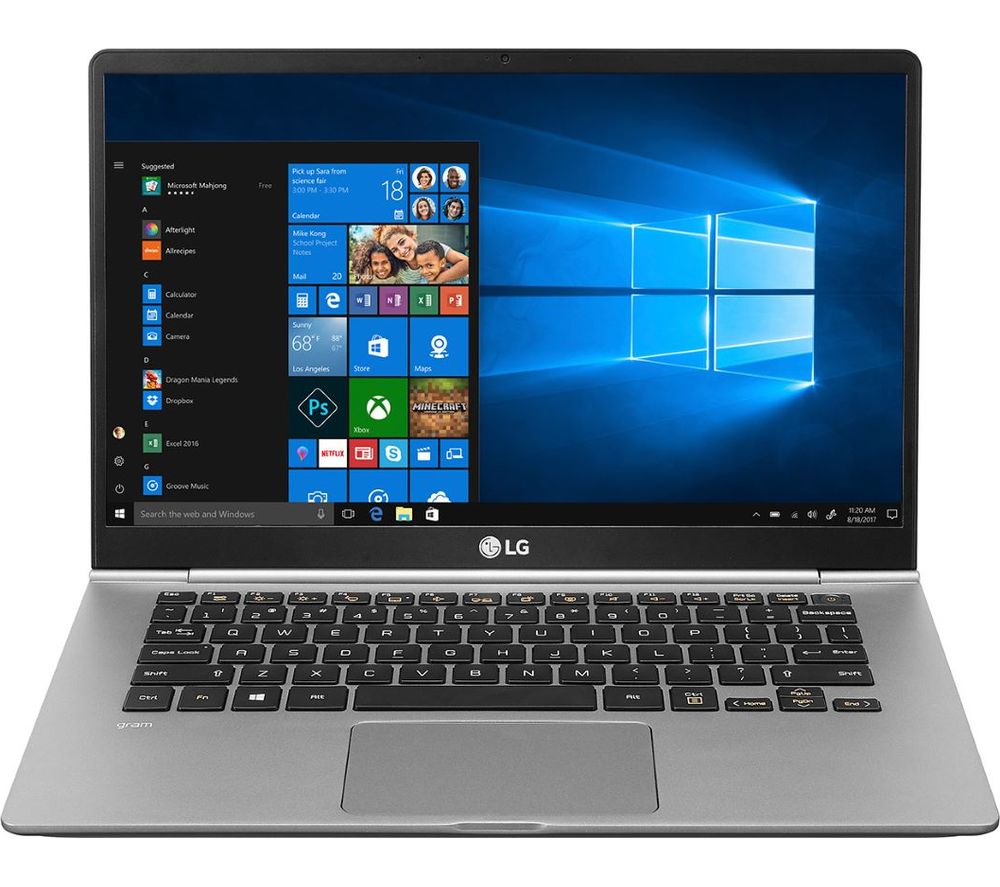 LG GRAM 14Z990 14" Intelu0026regCore i7 Laptop - 512 GB SSD, Silver, Silver