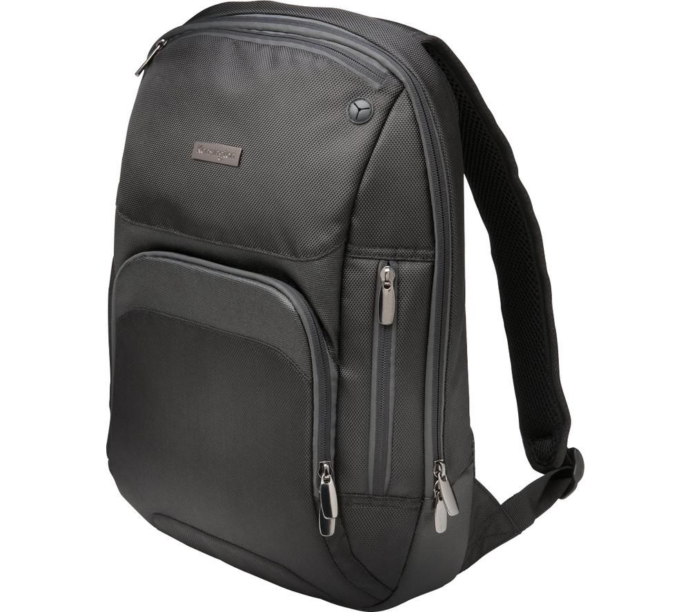 KENSINGTON Triple Trek 14" Laptop Backpack - Black, Black