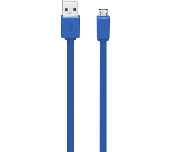 GOJI G1MFLBL17 USB A to Micro USB B Cable - 1 m