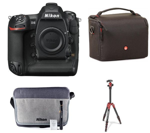 NIKON D5 DSLR Camera & Accessory Bundle, Black
