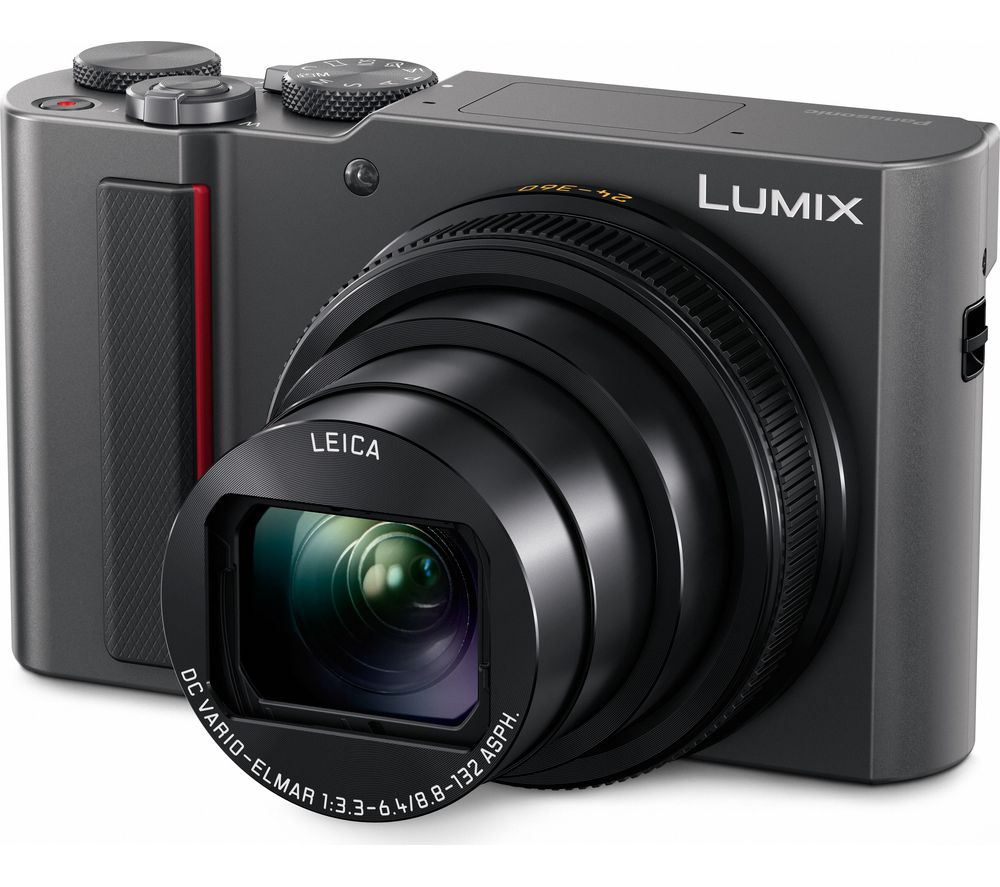 PANASONIC Lumix DC-TZ200EB-S High Performance Compact Camera - Silver, Silver