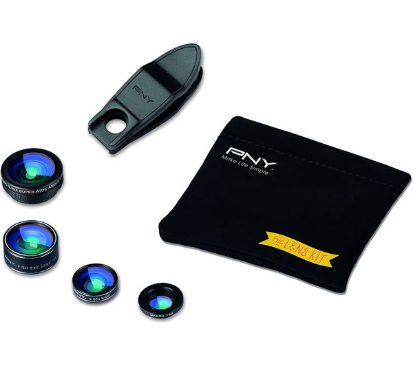 PNY 4-in-1 Clip-on Smartphone Lens Kit