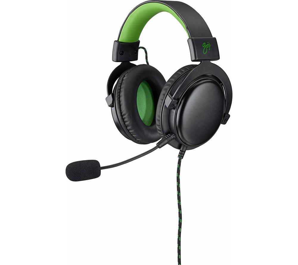 GOJI GX1HS19 Gaming Headset - Green, Green