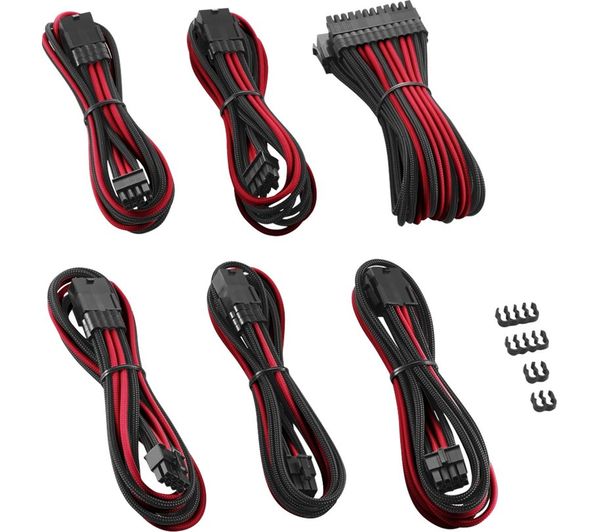 CABLEMOD Pro Series ModMesh Extension Cable Kit - Red & Black, Red