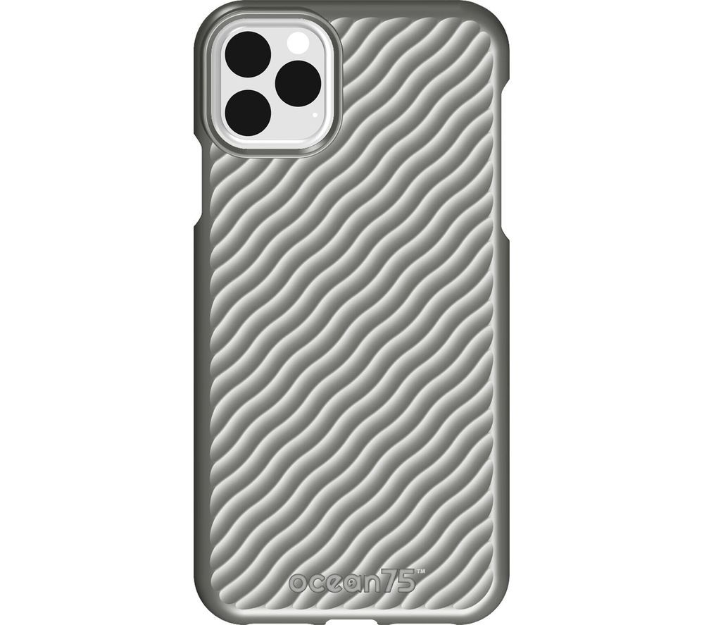 OCEAN75 Ocean Wave iPhone 11 Pro Max Case - Dolphin Grey, Grey