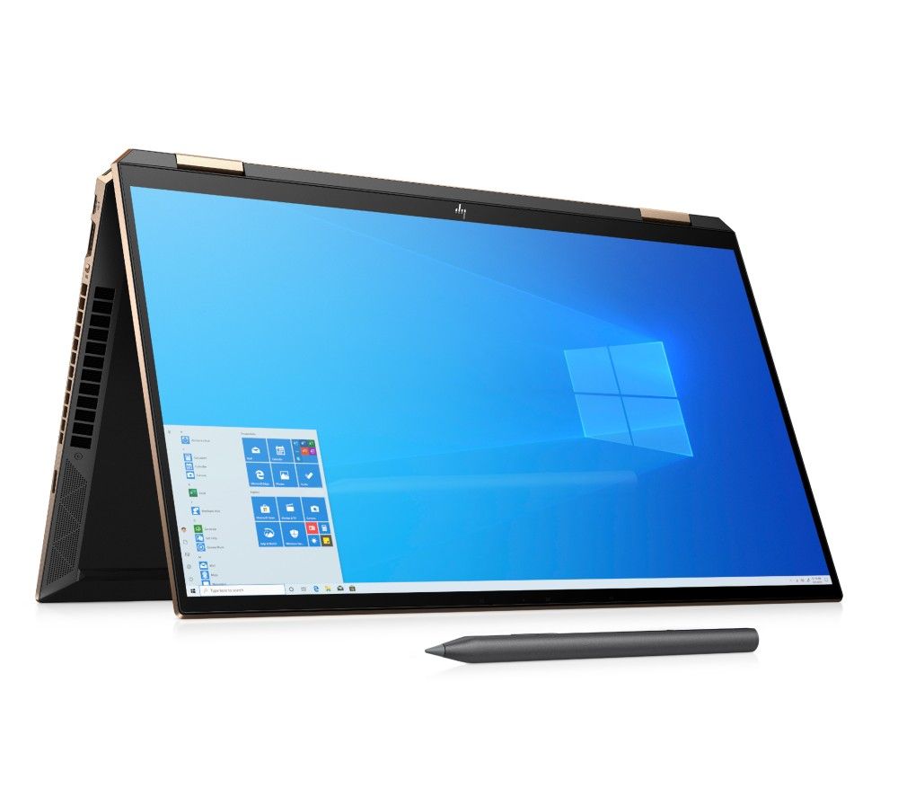 HP Spectre x360 15.6" 2 in 1 Laptop - Intel®Core i7, 512 GB SSD, Black, Black