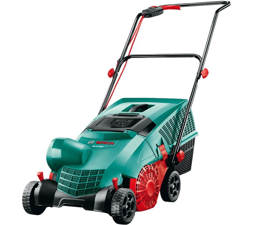 BOSCH ALR 900 Corded Metal Tine Lawn Raker - Green & Red, Green