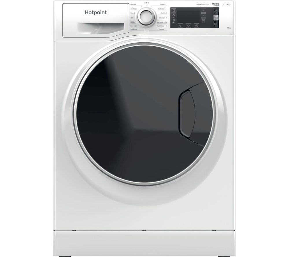 HOTPOINT ActiveCare NLLCD 1044 WD AW UK N WiFi-enabled 10 kg 1400 Spin Washing Machine - White, White